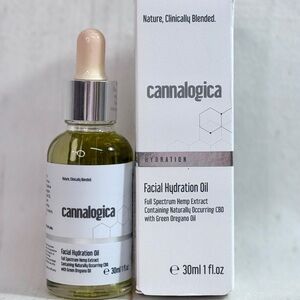 New in Box Cannalogica Hydration Facial Face Oil - Full Size 1 oz